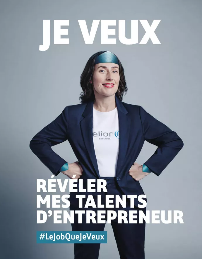 Affiche campagne Lejobquejeveux Elior Services